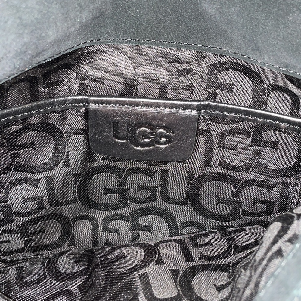 UGG Shearling & Suede Shoulder Bag/ Clutch black - Picture 4 of 4